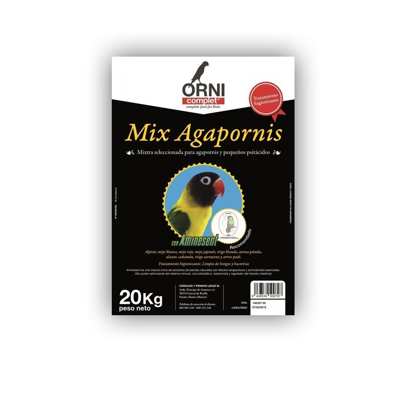 MIX SEMI AGAPORNIS 20kg